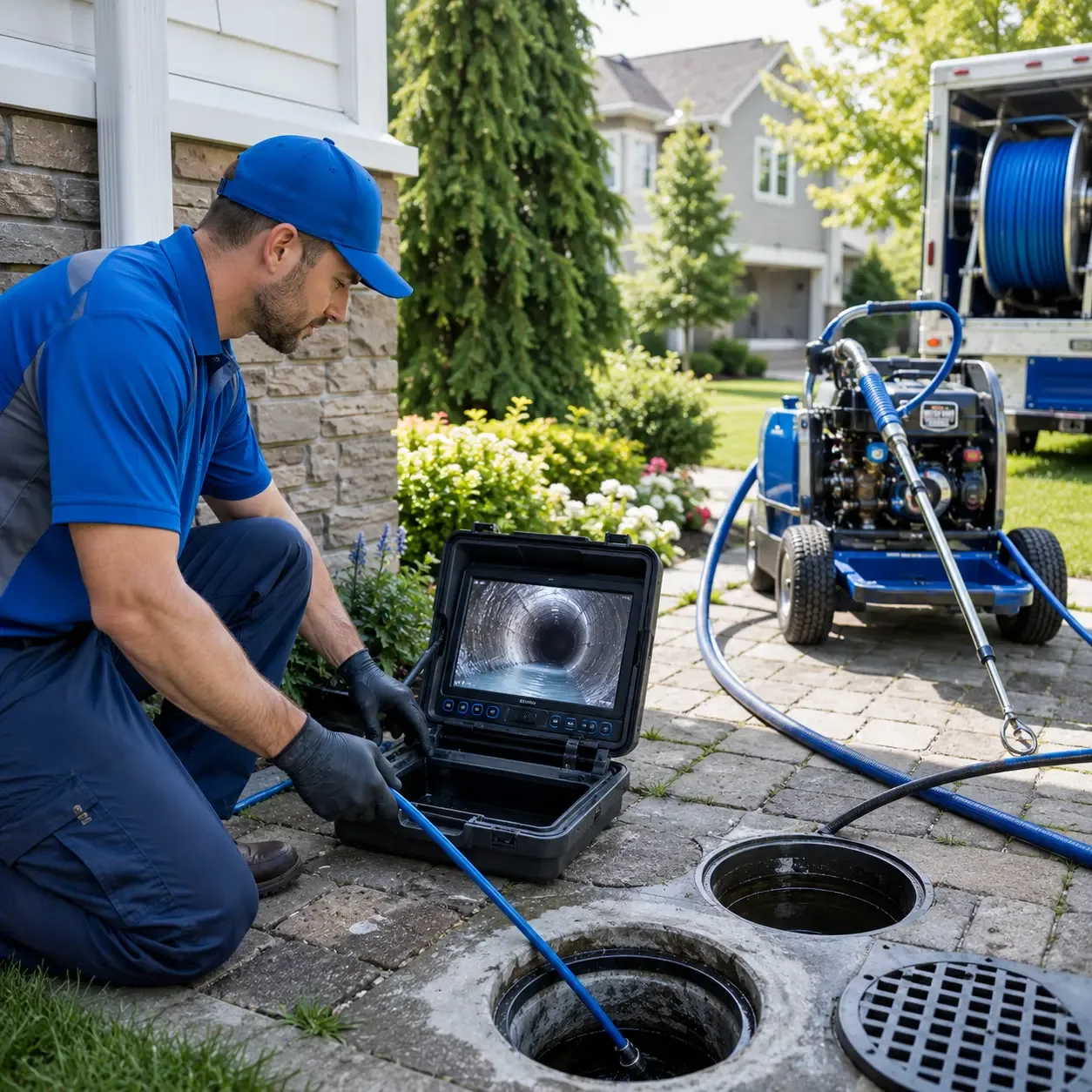 Outdoor drain cleaning professionals serving Walker, MI